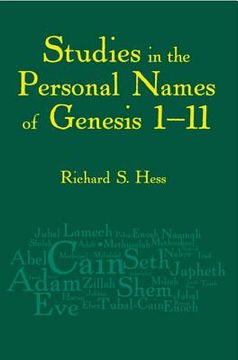 portada Studies in the Personal Names of Genesis 1-11 (en Inglés)