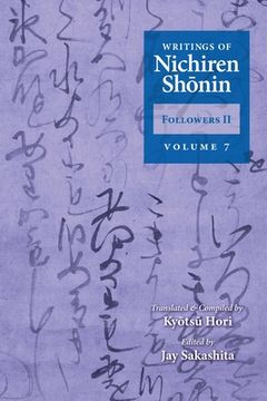 portada Writings of Nichiren Shonin Followers II: Volume 7 (in English)