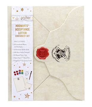 portada Harry Potter: Hogwarts Acceptance Letter Stationery set (en Inglés)