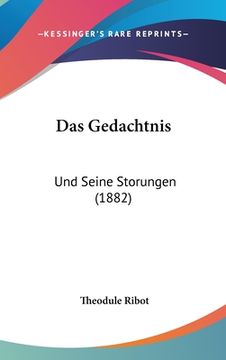 portada Das Gedachtnis: Und Seine Storungen (1882) (in German)