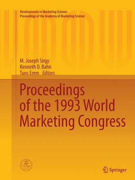 portada Proceedings of the 1993 World Marketing Congress (en Inglés)
