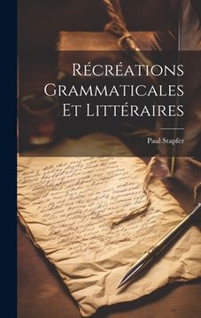 portada Récréations Grammaticales Et Littéraires