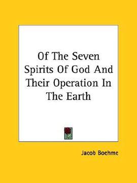 portada of the seven spirits of god and their operation in the earth (in English)