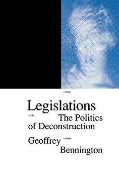 portada Legislations: The Politics of Deconstruction (Phronesis) (en Inglés)