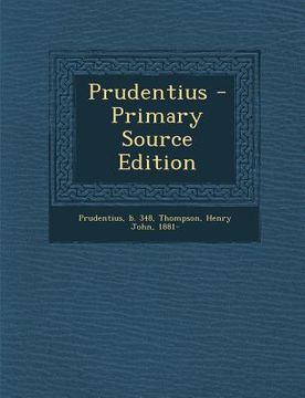 portada Prudentius - Primary Source Edition (en Latin)