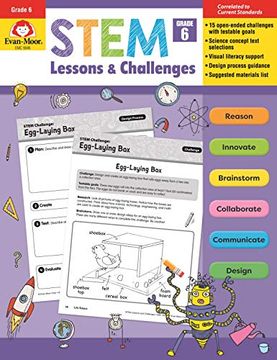 portada Stem Lessons and Challenges, Grade 6 (en Inglés)