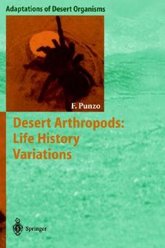portada desert arthropods: life history variations (in English)