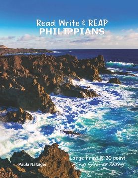 portada Read, Write & REAP PHILIPPIANS: LARGE PRINT 18-20 point, King James Today(TM) (in English)