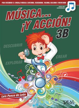 portada Ponce de Leon l. - Musica �y Accion! 3b (Audio mp3 Descargable)