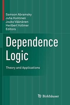 portada Dependence Logic: Theory and Applications (en Inglés)