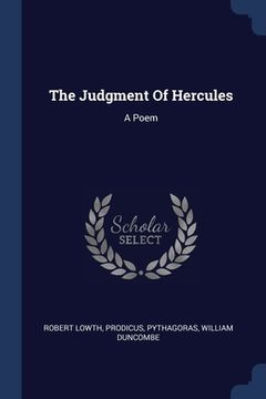 portada The Judgment Of Hercules: A Poem