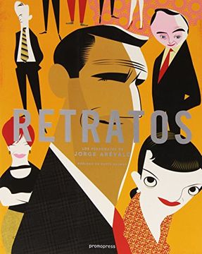 portada Retratos: Los personajes de Jorge Arévalo