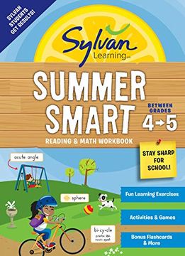 portada Sylvan Summer Smart Workbook: Between Grades 4 & 5 (Sylvan Beginner Workbook) 