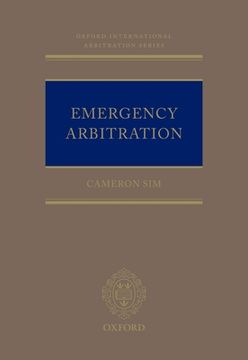 portada Emergency Arbitration (Oxford International Arbitration) 