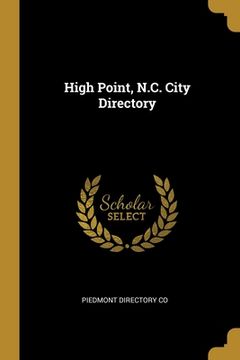 portada High Point, N.C. City Directory