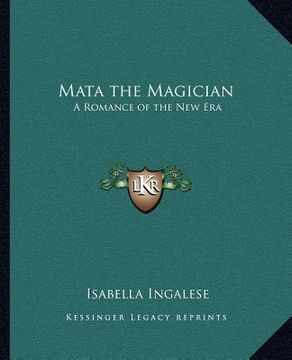 portada mata the magician: a romance of the new era