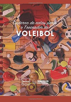 portada Caderno de Notas Para o Treinador de Voleibol 
