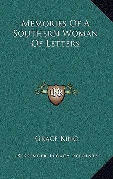portada memories of a southern woman of letters (en Inglés)