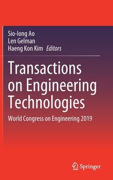 portada Transactions on Engineering Technologies: World Congress on Engineering 2019