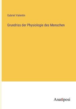portada Grundriss der Physiologie des Menschen (in German)