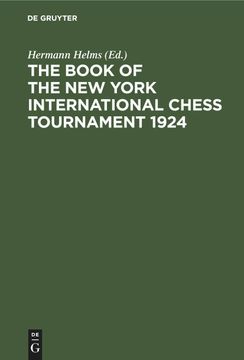 portada The Book of the new York International Chess Tournament 1924 