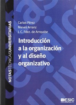 portada introducción a la organización y al diseño organizativo (in Spanish)