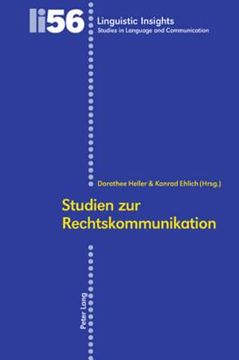 portada Studien zur Rechtskommunikation = Studien Zur Rechtskommunikation (en Alemán)