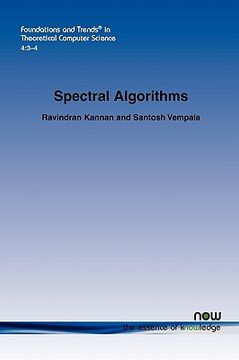 portada spectral algorithms (en Inglés)