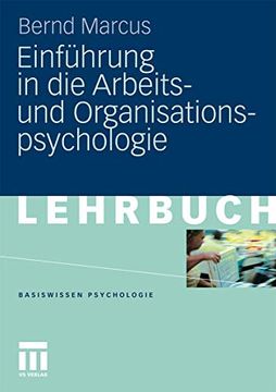 portada Einführung in die Arbeits- und Organisationspsychologie (en Alemán)