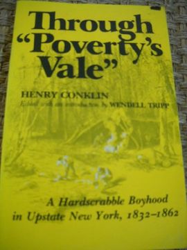 portada Through Poverty's Vale: A Hardscrabble Boyhood in Upstate new York, 1832-1862 