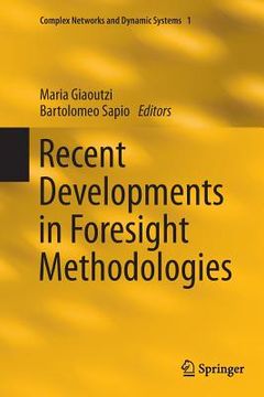 portada Recent Developments in Foresight Methodologies (en Inglés)