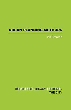 portada urban planning methods: research and policy analysis (in English)