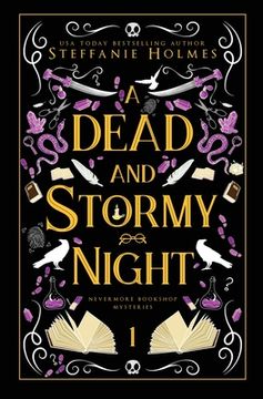 portada A Dead and Stormy Night: Luxe Paperback Edition (Nevermore Bookshop Mysteries: Luxe Paperback Editions) (en Inglés)