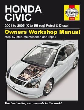 portada Honda Civic Petrol & Diesel (01 - 05) Haynes Repair Manual