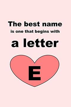 portada The Best Name is one That Begins With a Letter e 