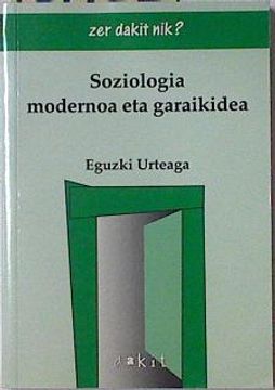 portada Soziologia Modernoa eta Garaikidea (in Basque)