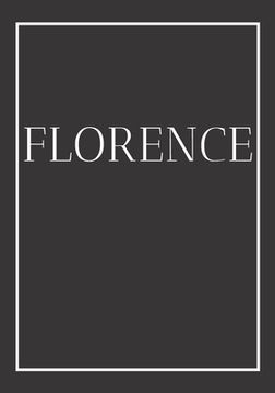 portada Florence: A decorative book for coffee tables, end tables, bookshelves and interior design styling Stack Italy city books to add