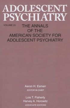 portada Adolescent Psychiatry, v. 25 (en Inglés)