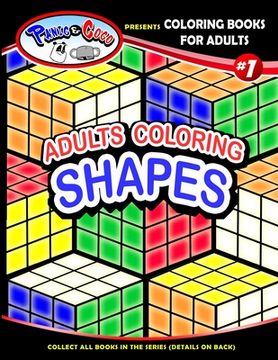 portada Panic and CoCo presents Adults Coloring Shapes (en Inglés)