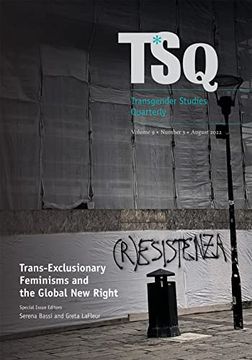 portada Trans-Exclusionary Feminisms and the Global New Right (in English)