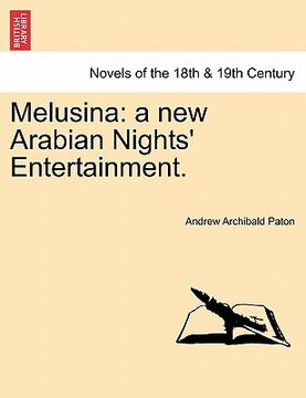portada melusina: a new arabian nights' entertainment.