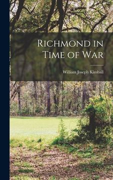 portada Richmond in Time of War (en Inglés)