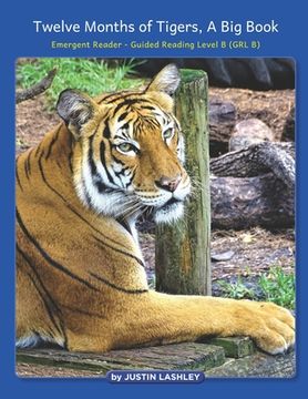 portada Twelve Months of Tigers, A Big Book: Emergent Reader - Guided Reading Level B (GRL B) (en Inglés)