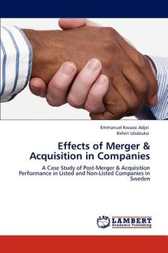portada effects of merger & acquisition in companies (en Inglés)