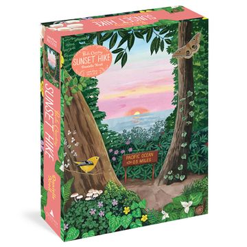 portada Pacific Coasting: Sunset Hike 1,000-Piece Puzzle (in English)