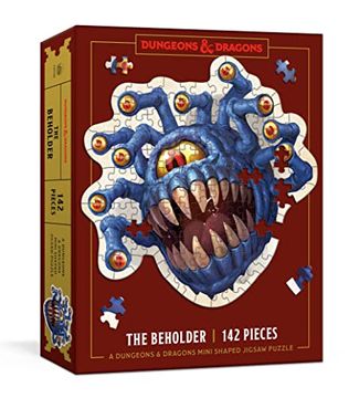 portada Dungeons & Dragons Mini Shaped Jigsaw Puzzle: The Beholder Edition: 100+ Piece Collectible Puzzle for all Ages 