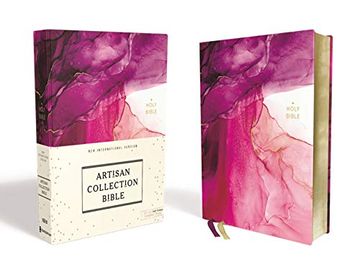 portada Niv, Artisan Collection Bible, Cloth Over Board, Pink, art Gilded Edges, red Letter Edition, Comfort Print (en Inglés)