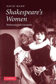 portada Shakespeare's Women: Performance and Conception (in English)