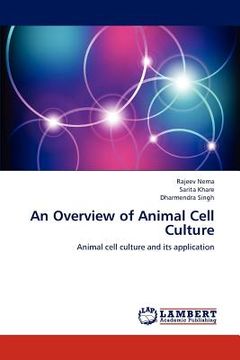portada an overview of animal cell culture (en Inglés)