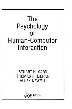portada the psychology of human-computer interaction (in English)